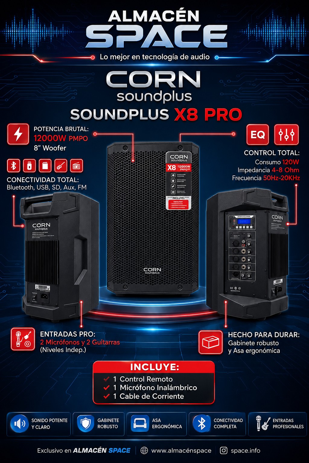 SOUNDPLUS X8 PRO