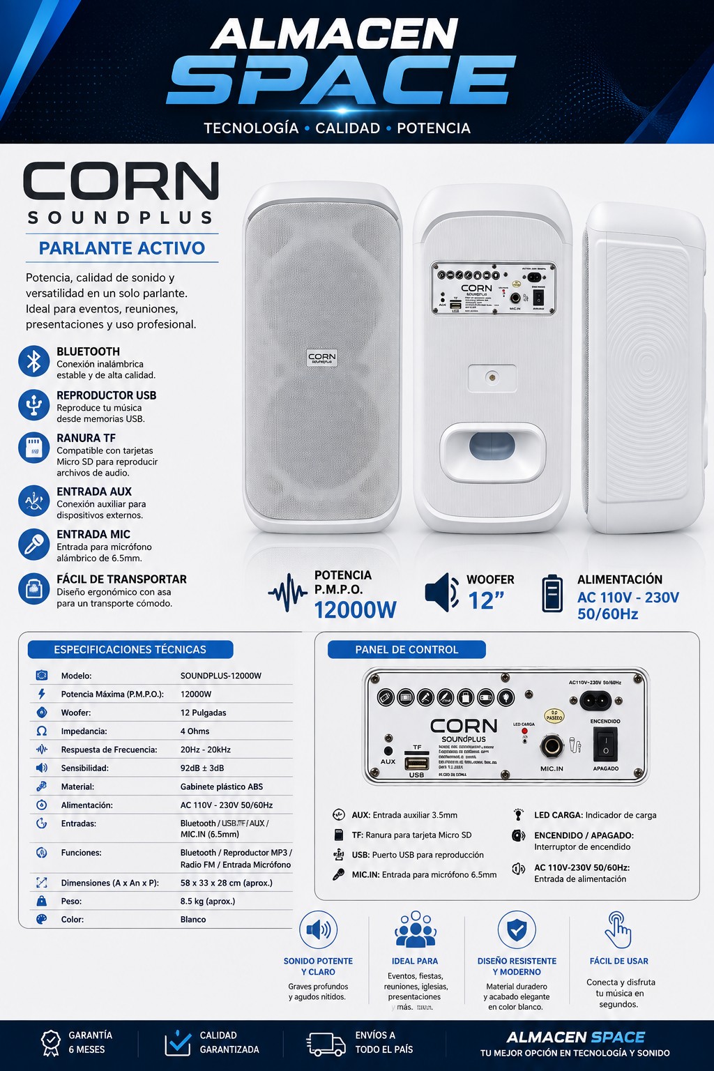 SOUNDPLUS 12000W